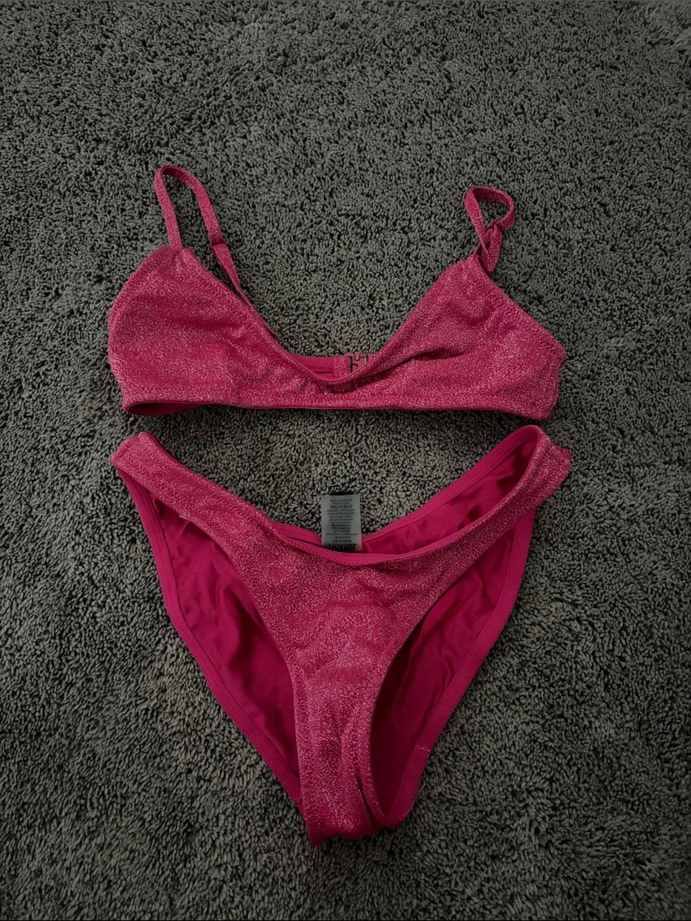 Triangl Pink Sparkly Bikini